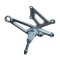 Supporto Pedana Destra Aprilia art. 2B0034146 completa per RSV4 1000cc