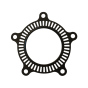 Ruota fonica posteriore RS457 - 2B011202