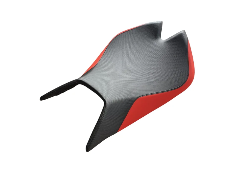 Sella pilota nera/rossa Aprilia RSV4 2025, art. 2B009898000C3
