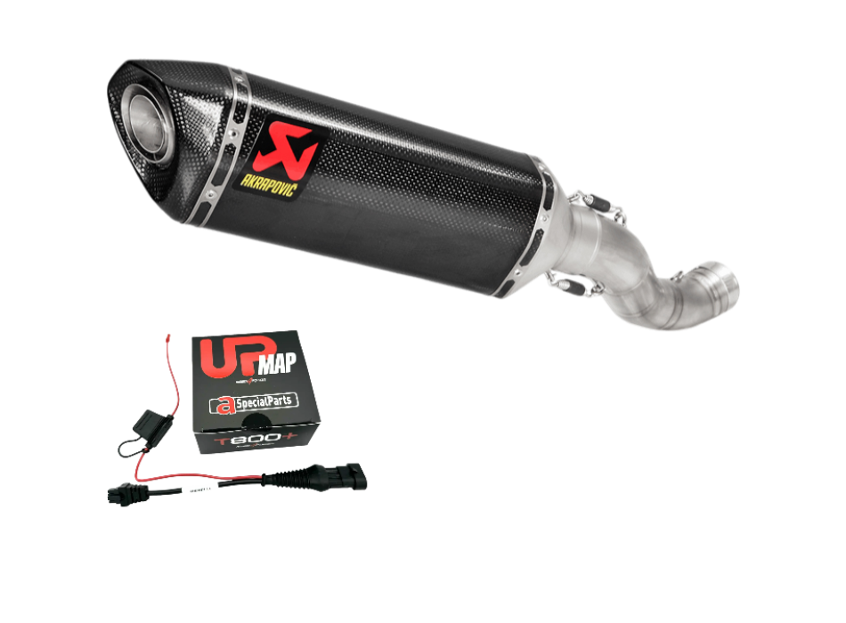 Slip-On Akrapovic S-A10SO9-RC Rsv4 Tuono V4 2017-2020 With UpMap Marelli
