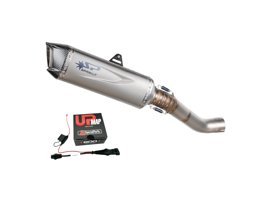 Slip-On Spark Rsv4 And Tuono V4 2017-2020 With UpMap Marelli (Force Evo)