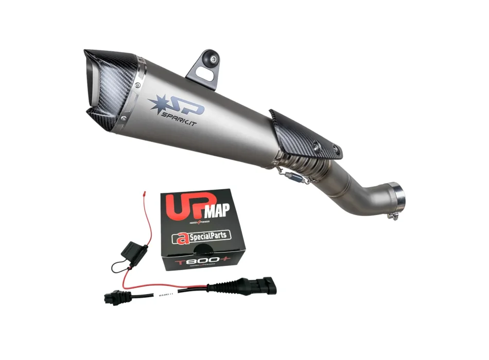 Slip-On Spark Rsv4 And Tuono V4 2017-2020 With UpMap Marelli (Konix Evo)