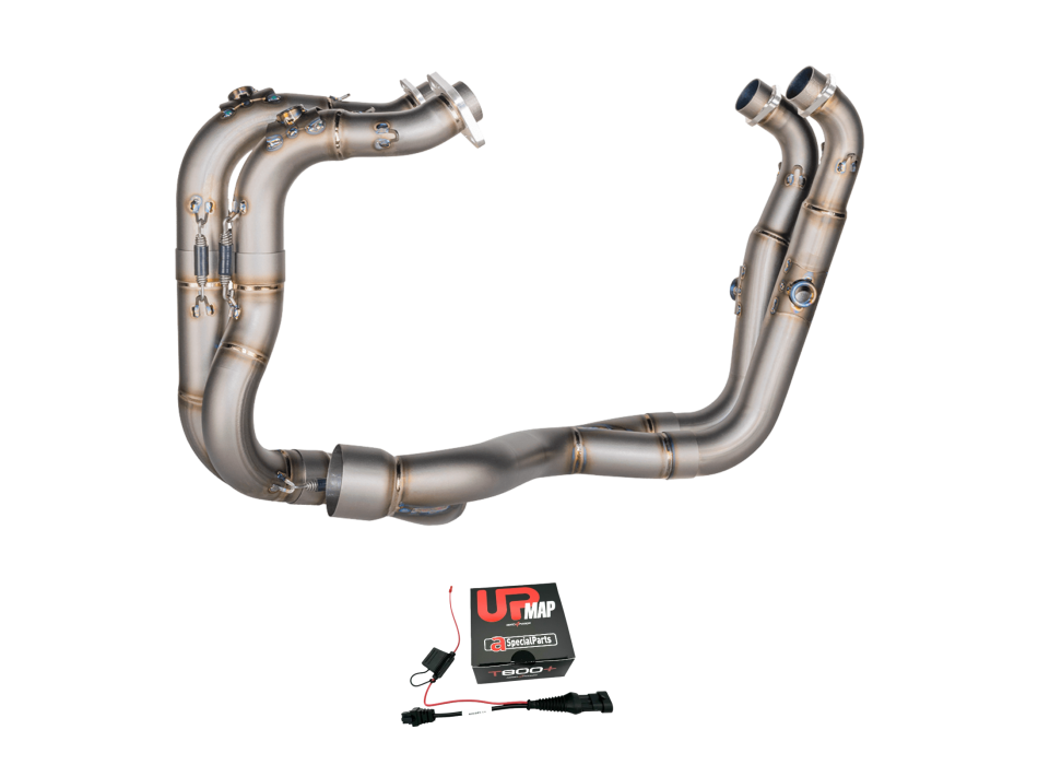 Spark Titanium Headers For Rsv4 And Tuono V4 2017-2020 With Upmap Marelli