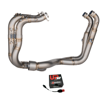 SPARK Titanium Headers for RSV4 and Tuono V4 2025 (USA 2026) with UpMap