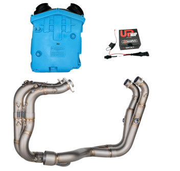 Stage 3 Airbox Kit Aprilia Tuono V4 1100 2017-2020 with UpMap and SPARK Titanium Headers