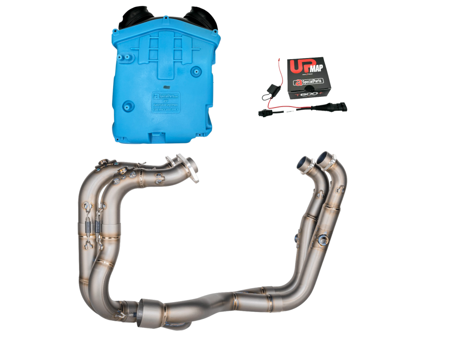 Stage 3 Airbox Kit Aprilia Tuono V4 1100 2017-2020 with UpMap and SPARK Titanium Headers