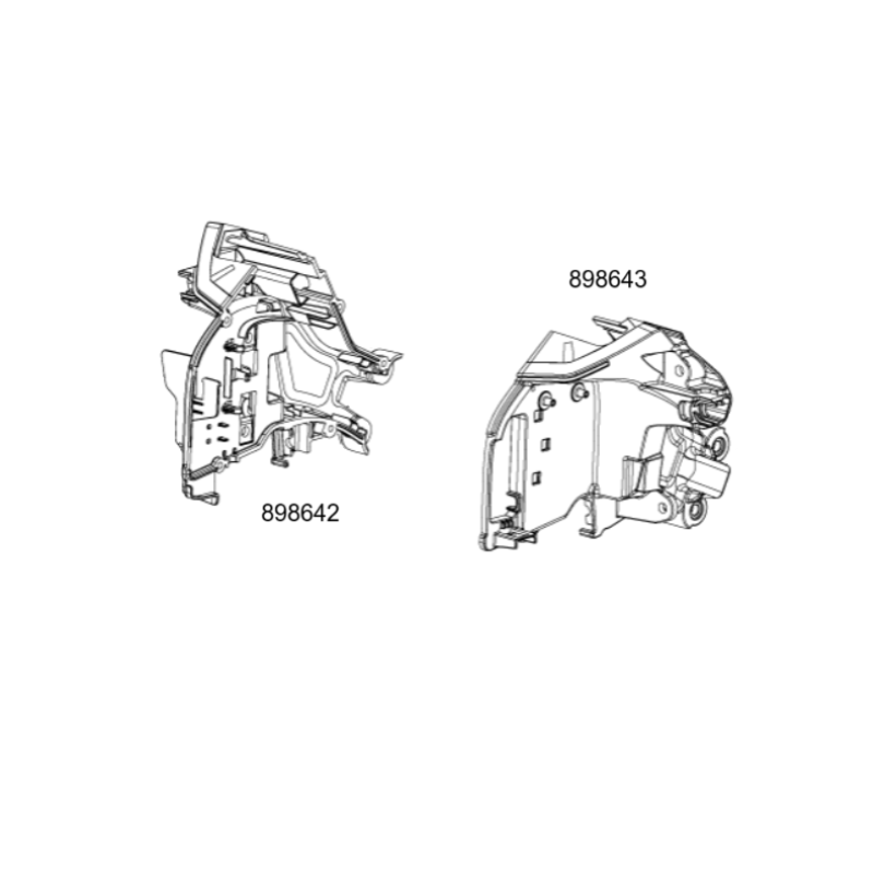 Supporto cruscotto lato sinistro Tuono V4 2011-2015 898643