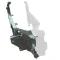 Supporto sinistro del frontale carena per Tuareg E5+ 2B013360