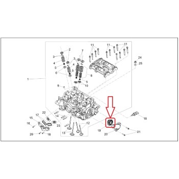 Thermostat 82 °C for Rs660 – Tuono 660 – Tuareg 660