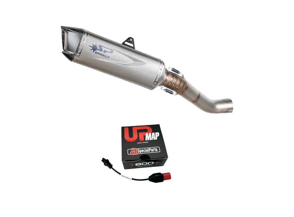 UpMap T800+ + Spark Force Evo Slip-On Kit RSV4 Tuono V4 2025 (USA 2026)