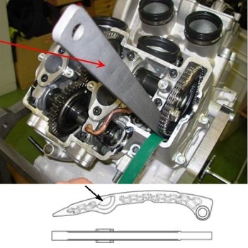 V4 Chain Tensioner Release lever - 020979Y