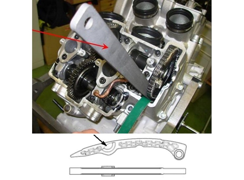 V4 Chain Tensioner Release lever - 020979Y