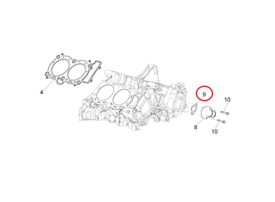 Water Connection Gasket 1a006321