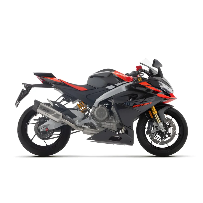 Arrow Indy Race Evo Titanium Full Exhaust 77008PK For Aprilia RS 660 E5+ From 2025