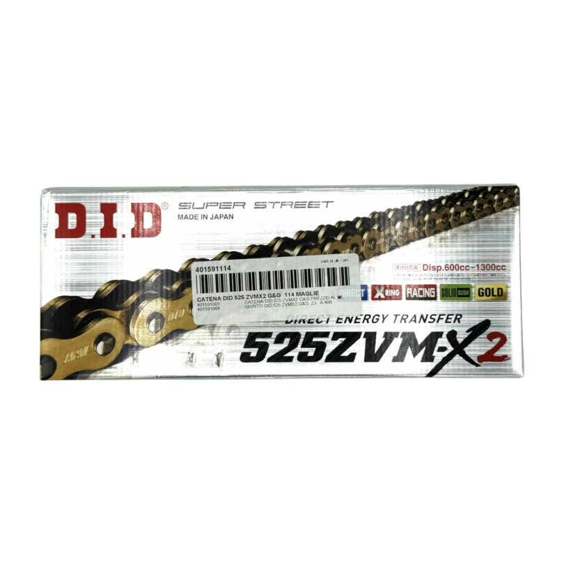DID ZVM-X2 Chain Pitch 525 114 Links
