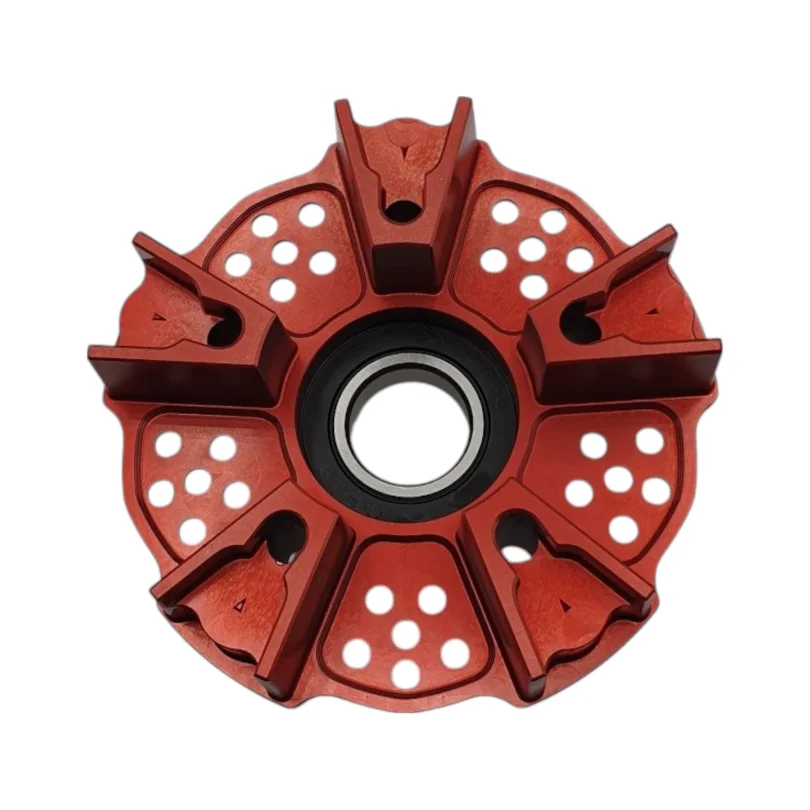 Dilone lightweight Rear Sprocket Holder Carrier for RS660, Tuono 660, Tuareg 660 – Red Anodized