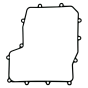 Aprilia RSV4 Oil Sump Gasket, item 857452