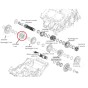 5-speed gear on secondary shaft for Aprilia 660 art. 1A018889