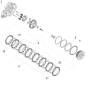 Clutch disc kit for Aprilia RS660, Tuono 660, Tuareg 660
