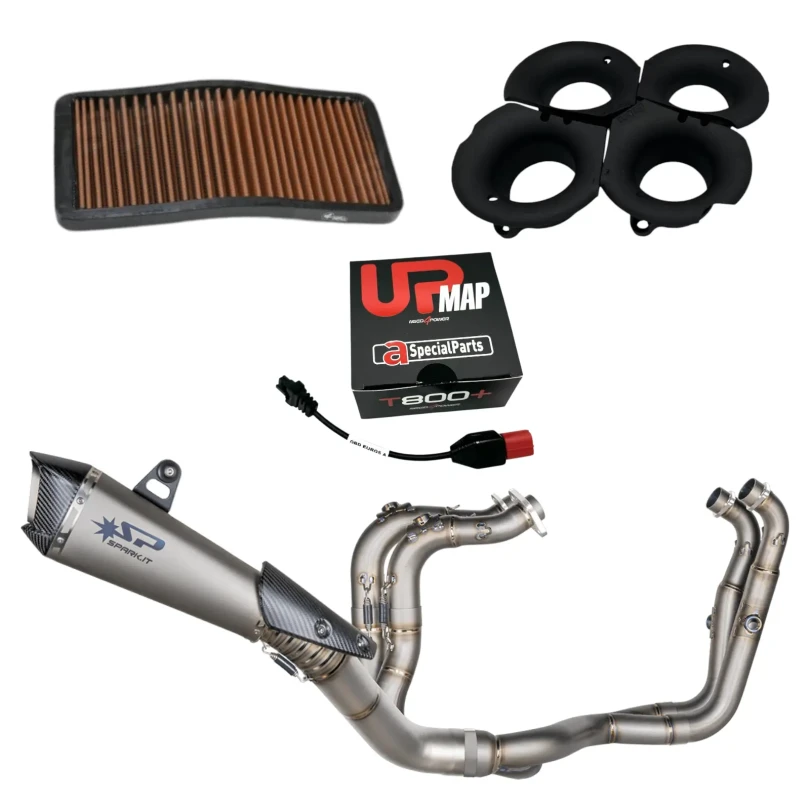 Aprilia RSV4 2021-2024 (USA 2025) Stage 3 Racing Kit - Complete Spark Plug + UpMap + GRT Horns + Air Filter