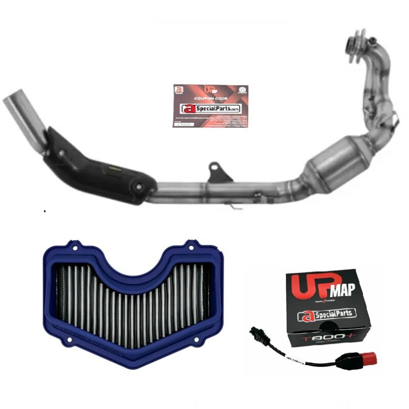 Aprilia Tuareg 660 Stage 3 Racing Kit with T12 filter, Upmap and Arrow Racing manifolds