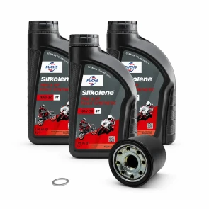 3 Liter Service Kit for RS660 Tuono 660 with Silkolene Pro4 XP 10W50