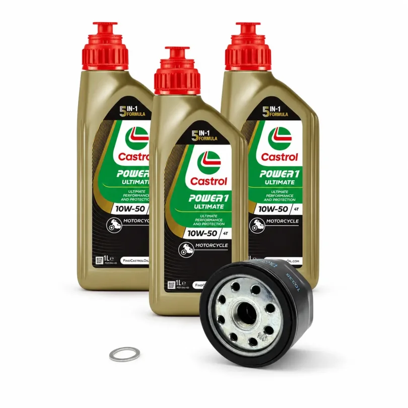 3-liter Tuareg 660 service kit with Castrol Power1 Ultimate 10W50