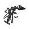 Lightech KTARAP111A1 Adjustable License Plate Kit for Aprilia RSV4 - TUONO V4 2025 (US 2026)