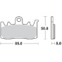 Braking 960CM55 Front Brake Pads for RS660, Tuono 660, Tuono V4 2014-2016