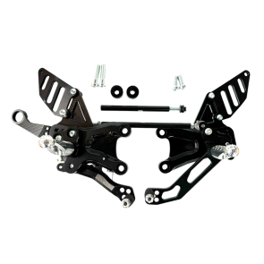 Flyhammer Rearsets RSV4 Tuono V4 2017-2025 Anodized Black