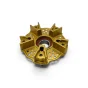 Dilone Billet Ergal Crown Carrier for RS660, Tuono 660, Tuareg 660 – Gold Anodized