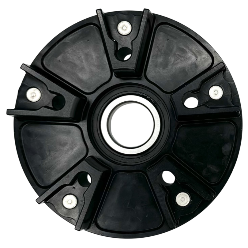 Grt crown holder in Ergal machined from solid Rs660 Tuono 660 Tuareg 660 Black
