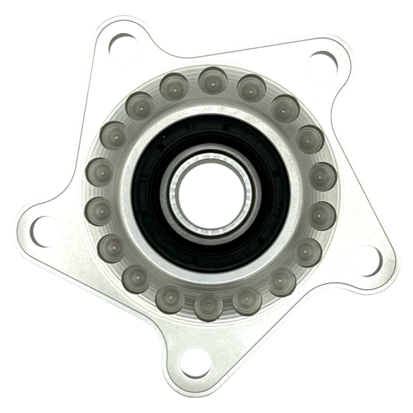 Dilone Silver Ergal Crown Holder for Aprilia V2 V4 Dorsoduro and Caponord