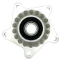 Dilone Silver Ergal Crown Holder for Aprilia V2 V4 Dorsoduro and Caponord