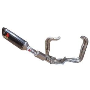 Akrapovic Complete Exhaust By Aprilia item 2S001642 for RSV4 Tuono V4 Euro5