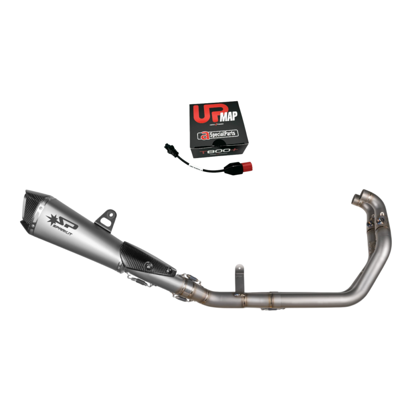 Spark Titanium Full Exhaust for RS660 and Tuono 660 with Euro 5 Upmap