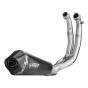 MIVV DELTA RACE COMPLETE EXHAUST BLACK A.014.LDRB FOR APRILIA RS660 AND TUONO 660