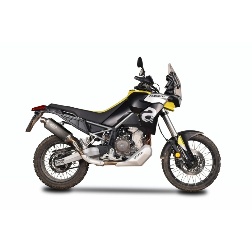 Slip-on Spark GAP0501 Dark muffler for Tuareg 660